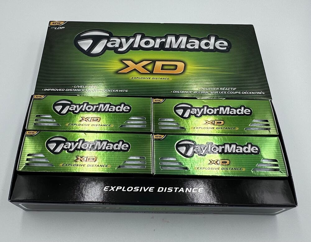 TaylorMade XD Explosive Distance Golf Balls 12 Pack NIB